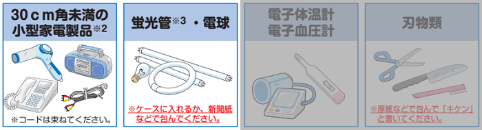 練馬区のシーリングライトの分別情報3